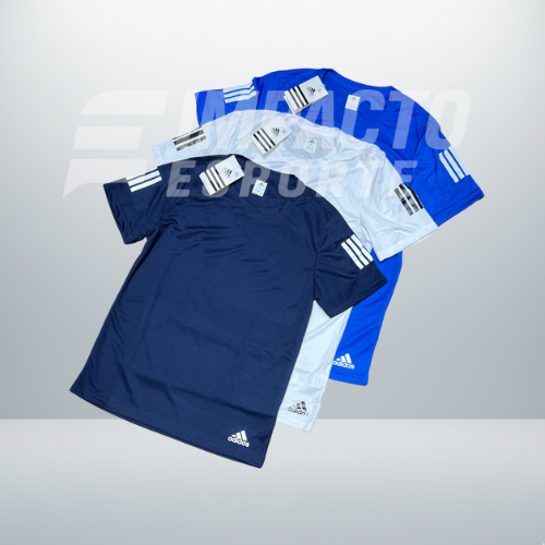 Kit com 3 camisetas dri-fit adidas