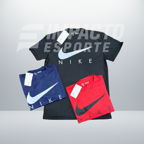 Kit com 3 camisetas dri-fit Nike