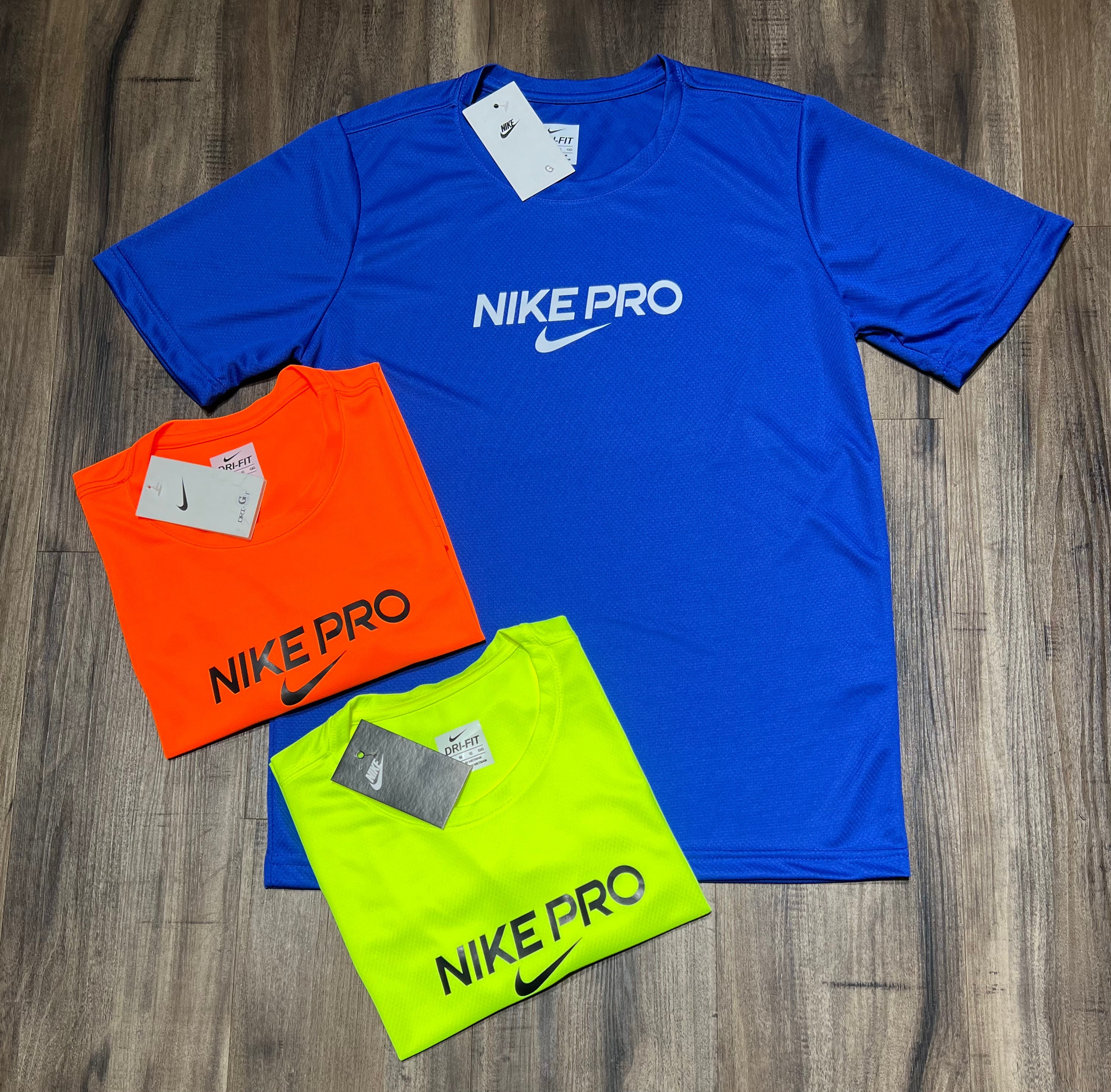 Kit com 3 camisetas nike dri-fit