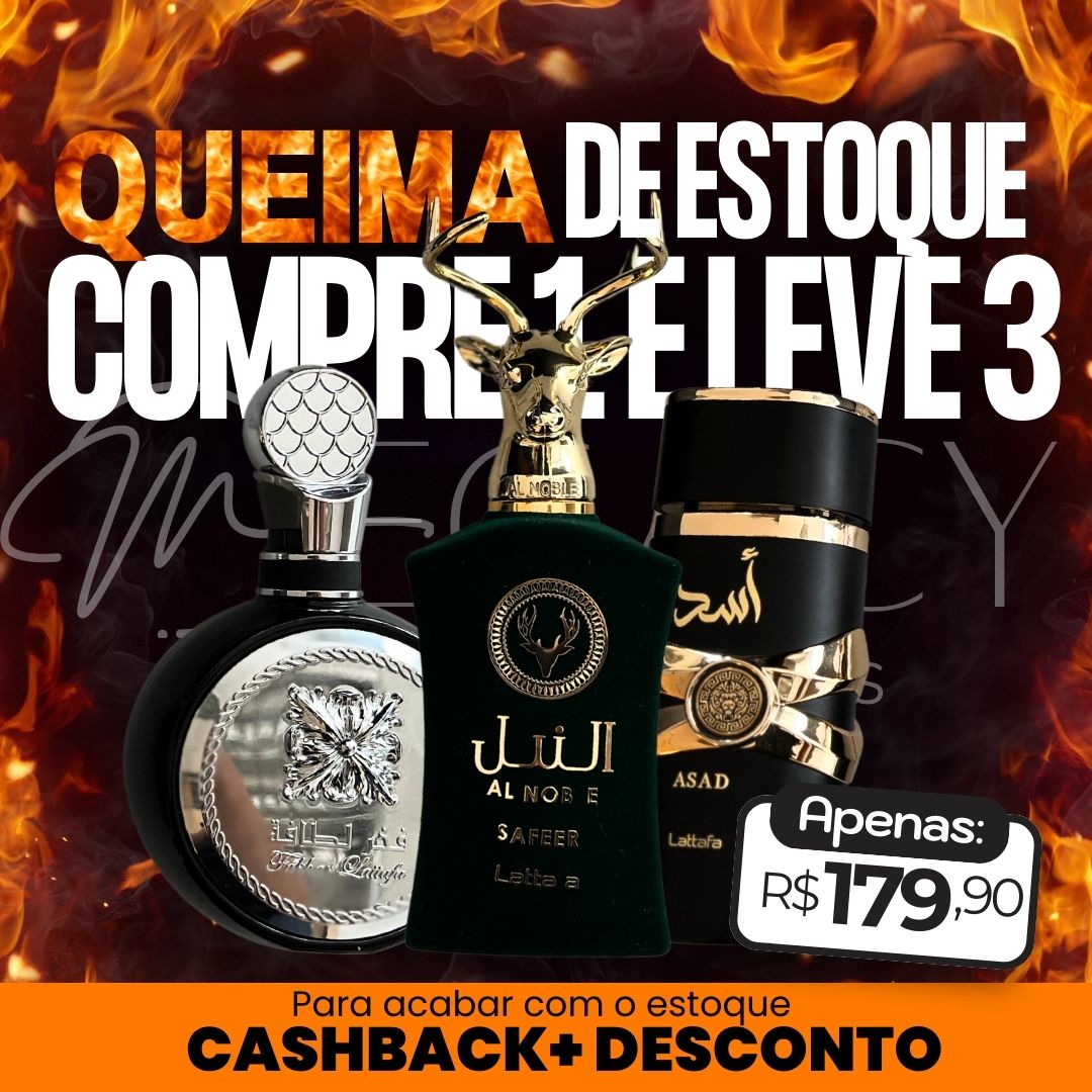 COMPRE 1 LEVE 3 - Lattafa Fakhar, AL Noble Ameer e Assad Lattafa - Queima de Estoque - 50ml Cada