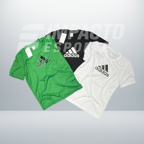 Kit com 3 camisetas adidas dri-fit