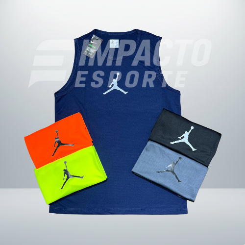 Kit com 5 regatas Nike dri-fit (JORDAN)