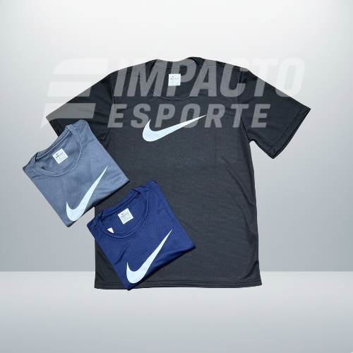 Kit com 3 camisetas nike dri-fit