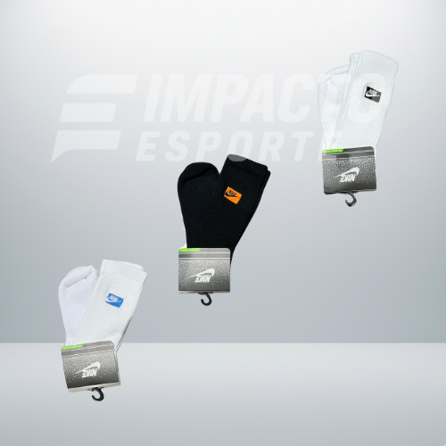 Kit com 3 pares de meias de alta qualidade