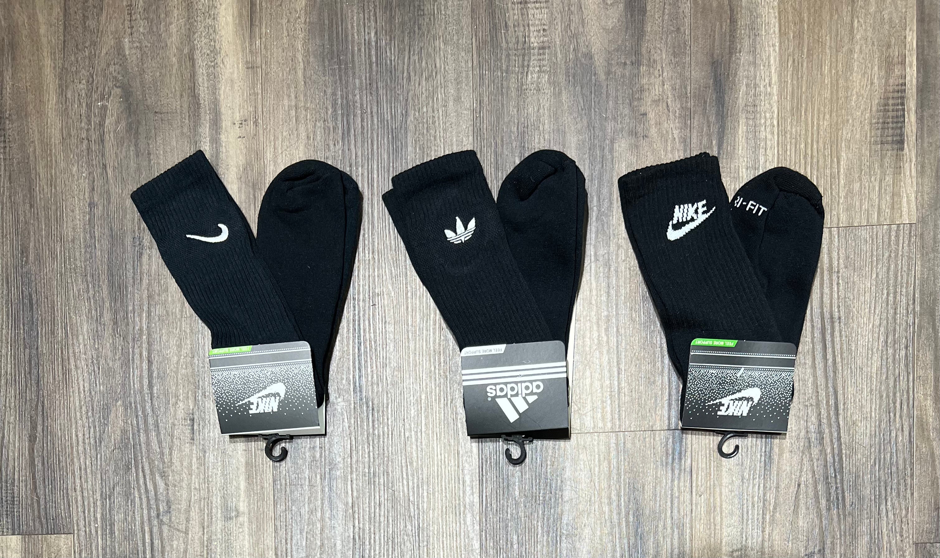 Kit com 3 pares de meias de alta qualidade