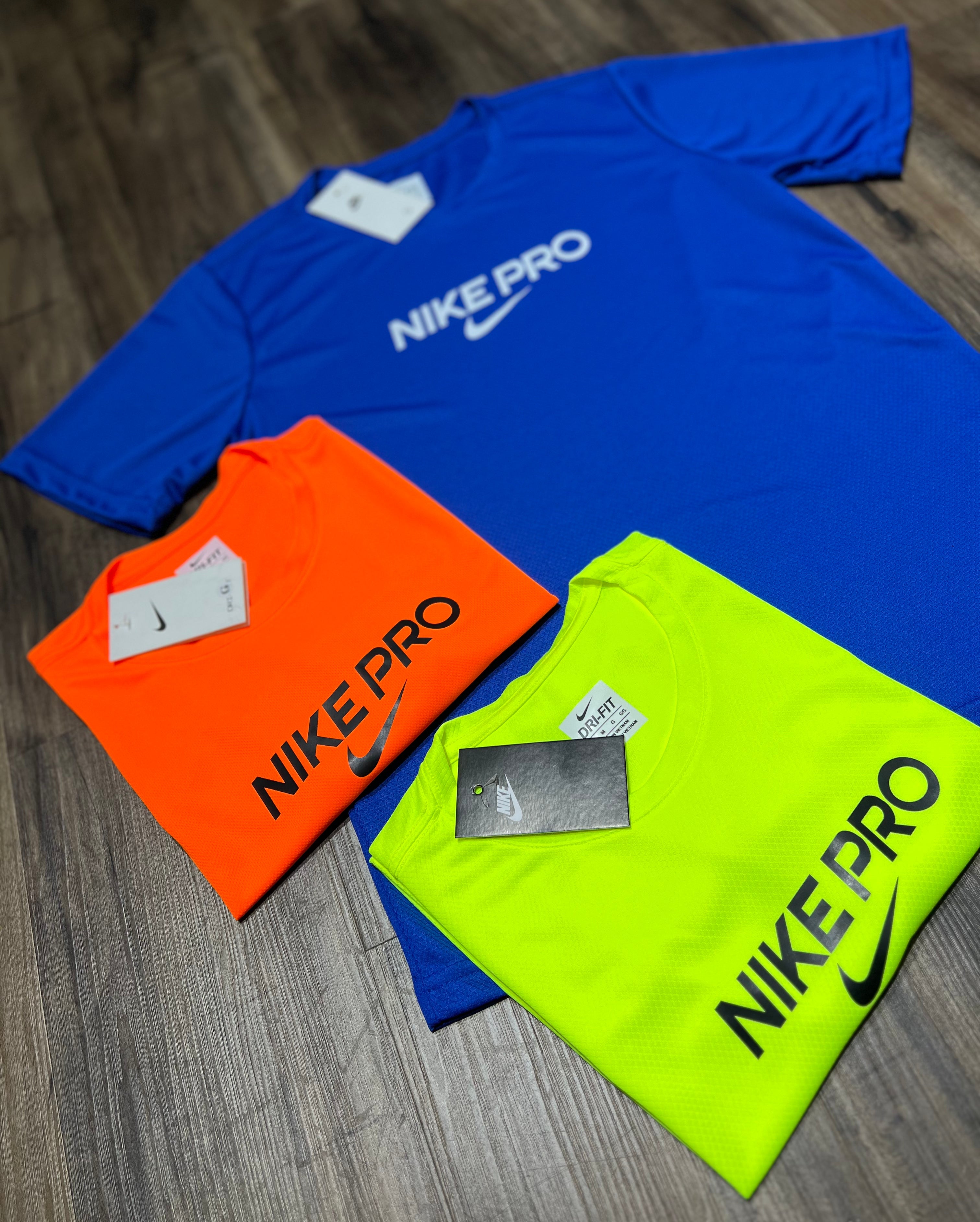 Kit com 3 camisetas nike dri-fit
