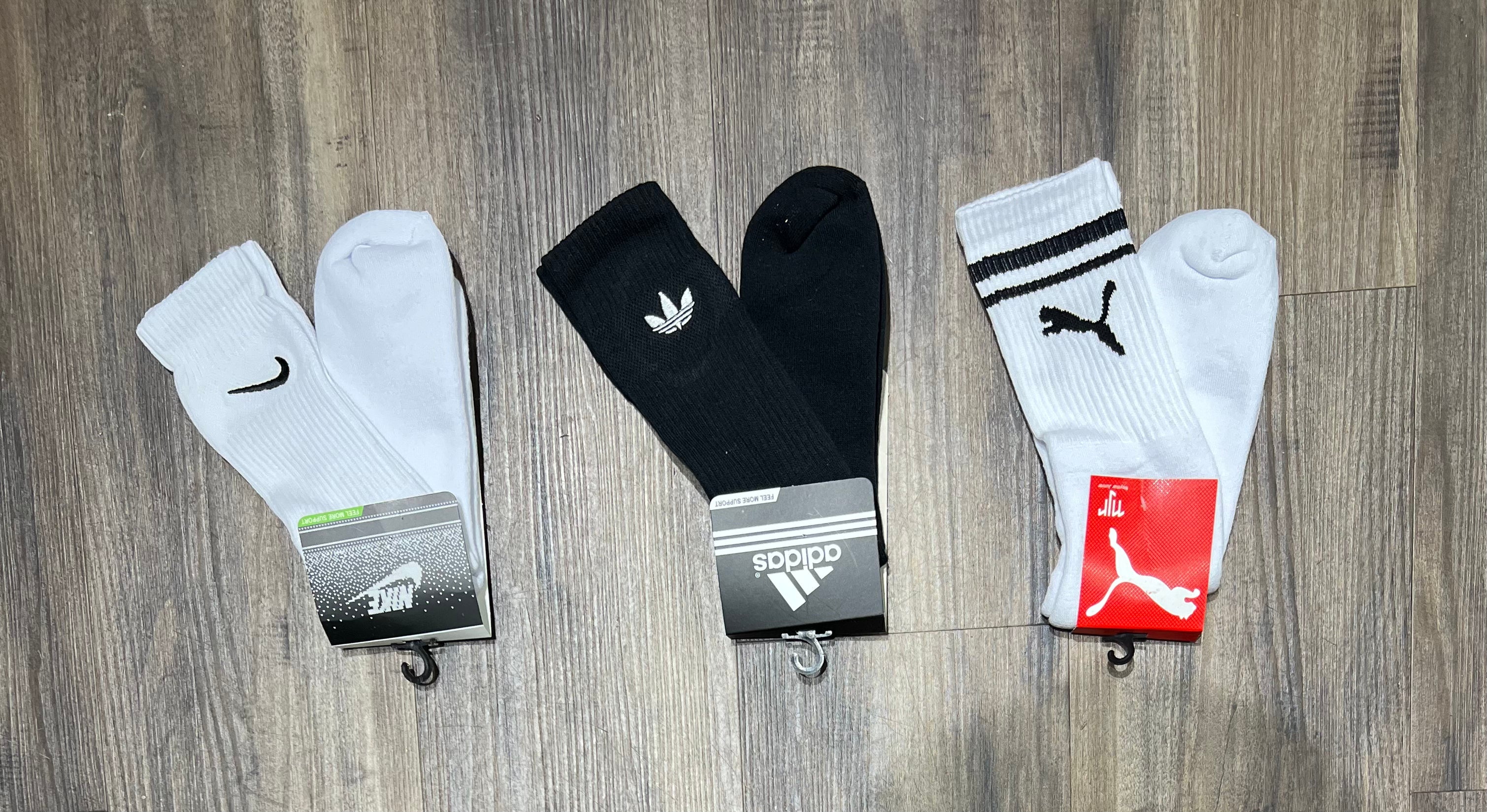 Kit com 3 pares de meias de alta qualidade