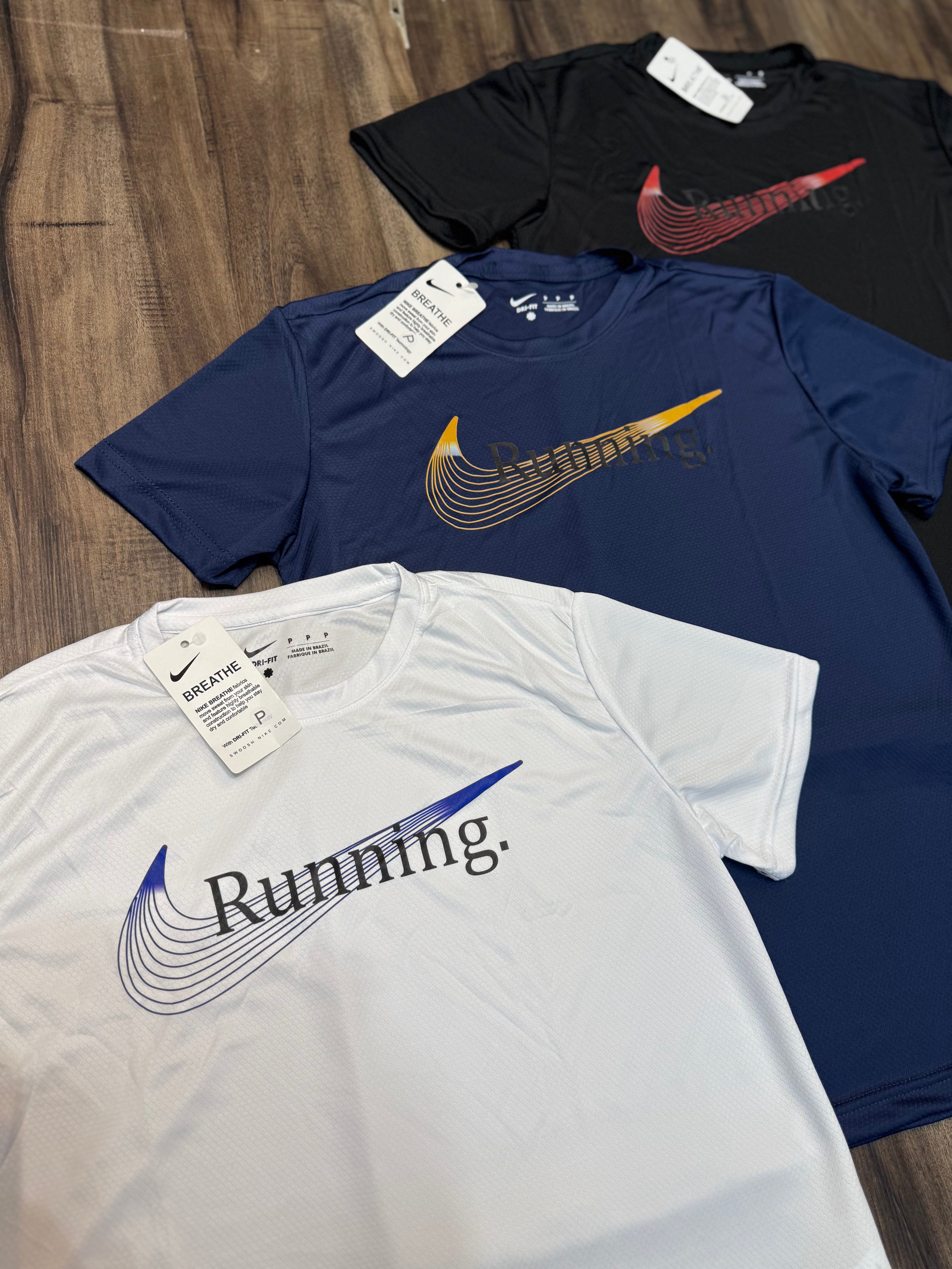 Kit com 3 camisetas nike dri-fit